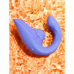 WOMANIZER Blend Klitoris- &amp; G-Punkt-Stimulator Blau