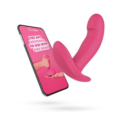 EASY TOYS EasyConnect Ivy Prostata- oder G-Punkt-Vibrator mit App-Steuerung Pink