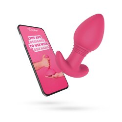 EASY TOYS EasyConnect Axel Anal-Plug mit App-Steuerung Pink
