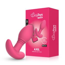 EASY TOYS EasyConnect Axel Anal-Plug mit App-Steuerung Pink