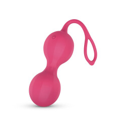 EASY TOYS EasyConnect Stella Kegel-Balls mit Vibration &amp; App-Steuerung Pink