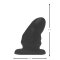 BRUTUS Bum Buddies Dildo aus super soft Silikon Medium Schwarz