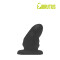 BRUTUS Bum Buddies Dildo aus super soft Silikon Small Schwarz