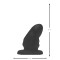 BRUTUS Bum Buddies Dildo aus super soft Silikon Small Schwarz