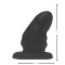 BRUTUS Bum Buddies Dildo aus super soft Silikon Large Schwarz