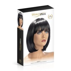 WORLD WIGS Camila Per&uuml;cke Halblang Kastanie