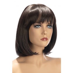 WORLD WIGS Camila Per&uuml;cke Halblang Braun