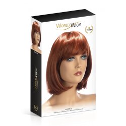 WORLD WIGS Camila Per&uuml;cke Halblang Rot