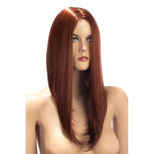 WORLD WIGS Nina Per&uuml;cke Lang Rot