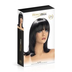 WORLD WIGS Salom&eacute; Per&uuml;cke Halblang Kastanie