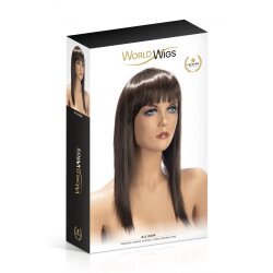 WORLD WIGS Allison Per&uuml;cke Lang Braun