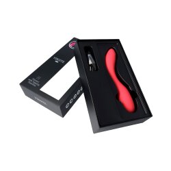 VIRGITE V8 Vibrator mit Klopffunktion &amp; Vibration Rot