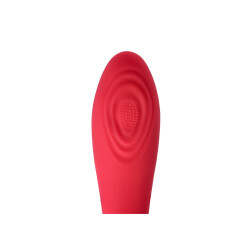 VIRGITE V8 Vibrator mit Klopffunktion &amp; Vibration Rot