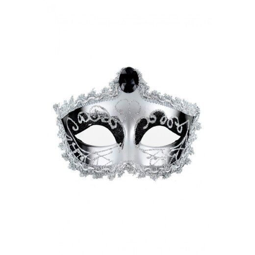 MASKARADE Di Figaro Maske Silber