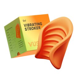 VUSH Sol Vibrating Stroker Orange