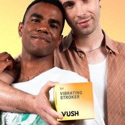 VUSH Sol Vibrating Stroker Orange