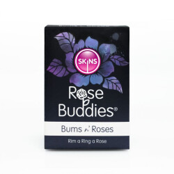 SKINS Rose Buddies Bums N Roses Rimming-Vibrator Schwarz