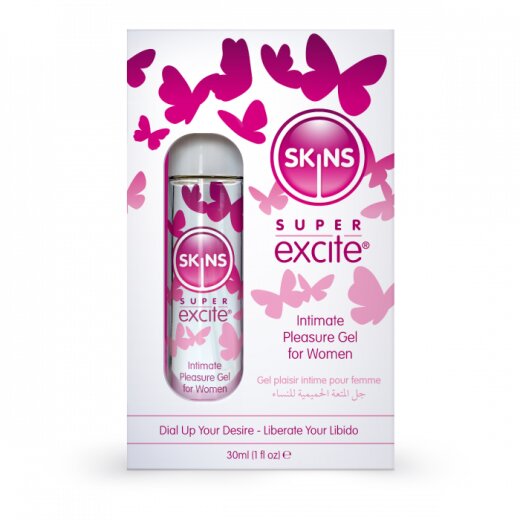 SKINS Super Excite Intimate Pleasure Gel f&uuml;r Frauen 30 ml