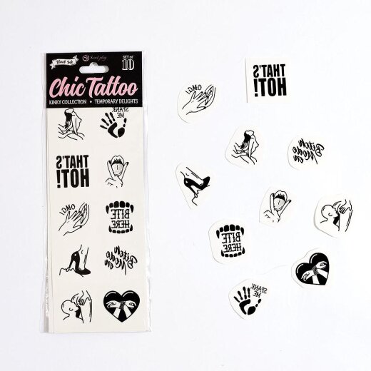 SECRET PLAY Chic Tatto Kinky Collection Tempor&auml;re Tattoos