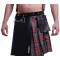 CRDKO Scottish Tartan Pocket Rock Schwarz / Rot