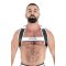 CRDKO Indus Leder Harness Weiss / Schwarz