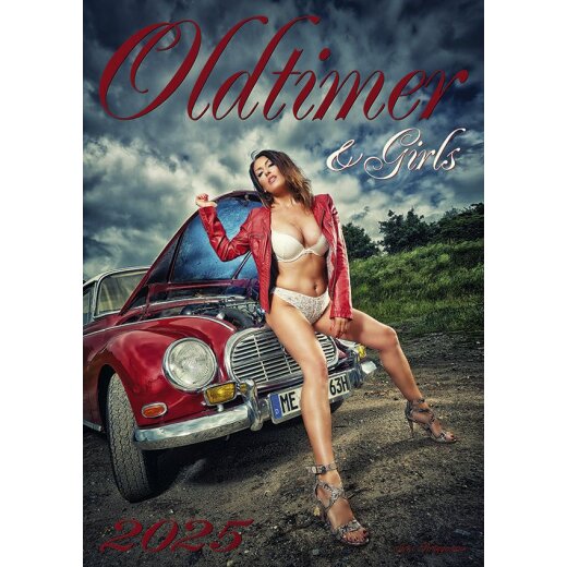 KALENDER Oldtimer &amp; Girls Kalender 2025 A3