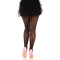 LEG AVENUE Netzstr&uuml;mpfe Sweetheart mit Mini-Schleifen &amp; Cut-Outs Schwarz