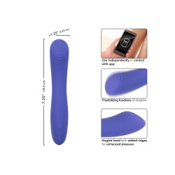 CALEXOTICS CONNECT Contured G Vibrator mit App-Steuerung Violett