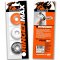 OXBALLS Ringer Max 3er-Pack Penisringe aus Flex-TPR Transparent/Stahlgrau/Orange