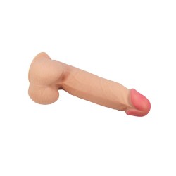 PRETTY LOVE Verformbarer Dildo mit beweglicher Haut 21,8 cm