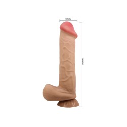 PRETTY LOVE Verformbarer Dildo mit beweglicher Haut 26,0 cm