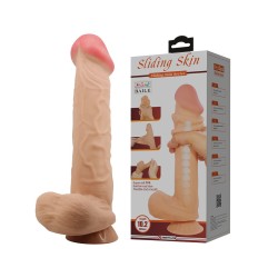 PRETTY LOVE Verformbarer Dildo mit beweglicher Haut 26,0 cm