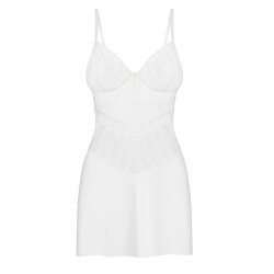 OBSESSIVE Alissium Chemise &amp; Thong Weiss