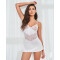 OBSESSIVE Alissium Chemise &amp; Thong Weiss