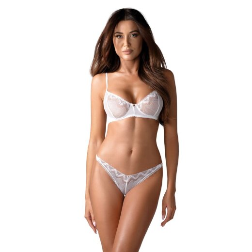 OBSESSIVE Alissium Dessous-Set  Weiss