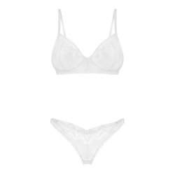 OBSESSIVE Alissium Dessous-Set  Weiss