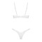 OBSESSIVE Alissium Dessous-Set  Weiss