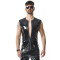 REGNES FETISH PLANET Pride Edition PVC Weste Schwarz