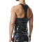 REGNES FETISH PLANET Pride Edition PVC Tank Top Schwarz