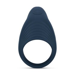 BONERS Penisring mit Vibration aus Silikon Blau