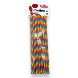 KINKY PLEASURE Rainbow Trinkhalme 20 St&uuml;ck