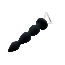 ADRIEN LASTIC Arrow Anal Plug mit Haltegriff aus Silikon Schwarz