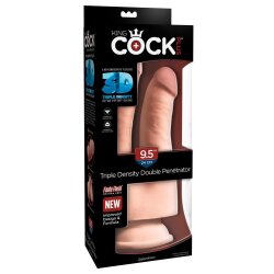 KING COCK PLUS 3D Double Penetrator Skin