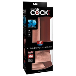 KING COCK PLUS 3D Triple Density Dildo Skin