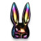 KINKY PLEASURE Bunny Maske Multicolor