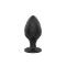 POWER ESCORTS Screw Anal-Plug aus Silikon Medium Schwarz