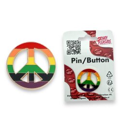 KINKY PLEASURE Pride Pin Hippie