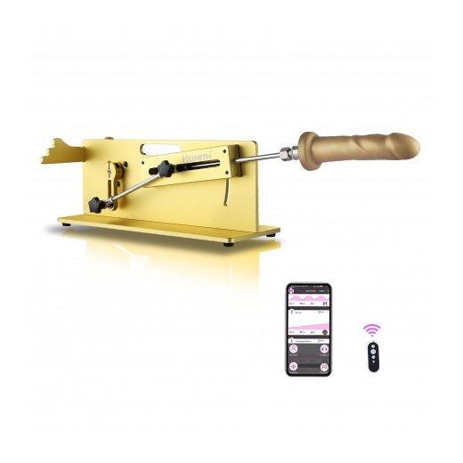 HISMITH Pro 5 Table Top Premium Sex Machine mit Smart App Gold