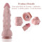 HISMITH KlickLok Bumps G-Spot Dildo  &Oslash; 4,8 cm aus Silikon Skin