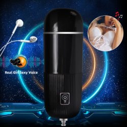 HISMITH KlickLok Rotating Masturbation Cup für Premium Sex Machine Schwarz